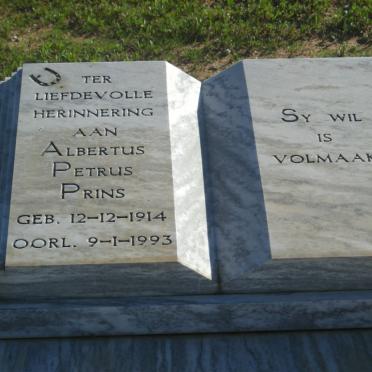 PRINS Albertus Petrus 1914-1993