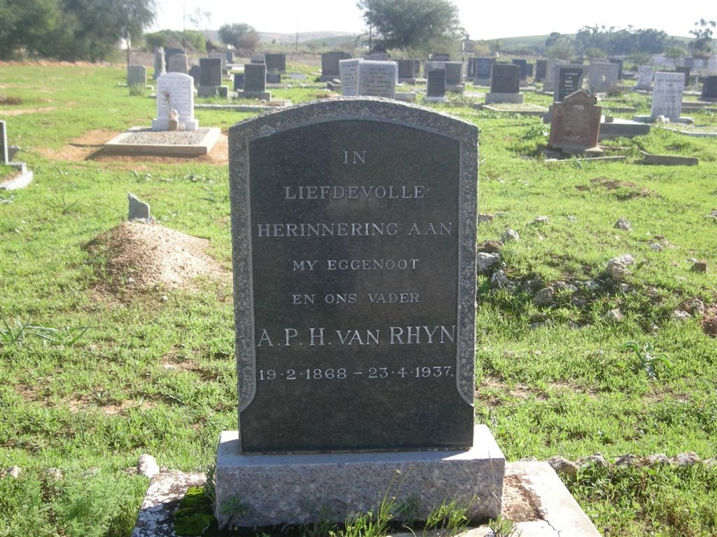 RHYN A.P.H., van 1868-1937
