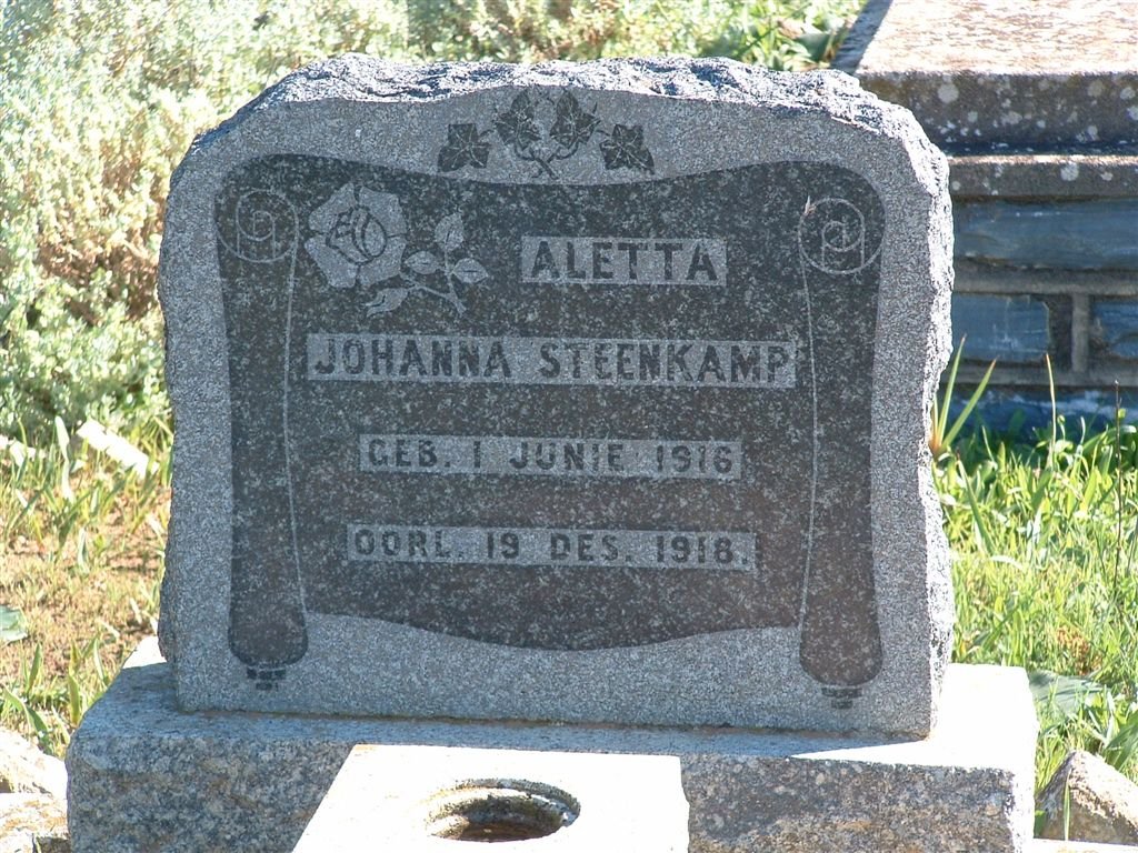 STEENKAMP Aletta Johanna 1916-1918