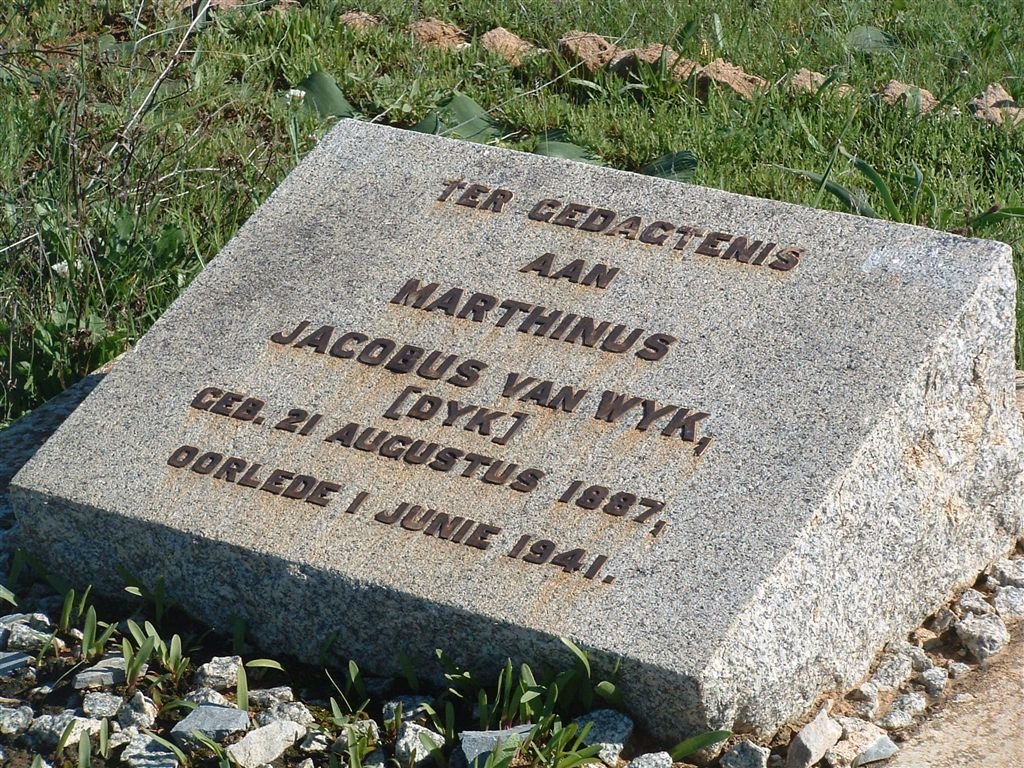 WYK Marthinus Jacobus, van 1887-1941