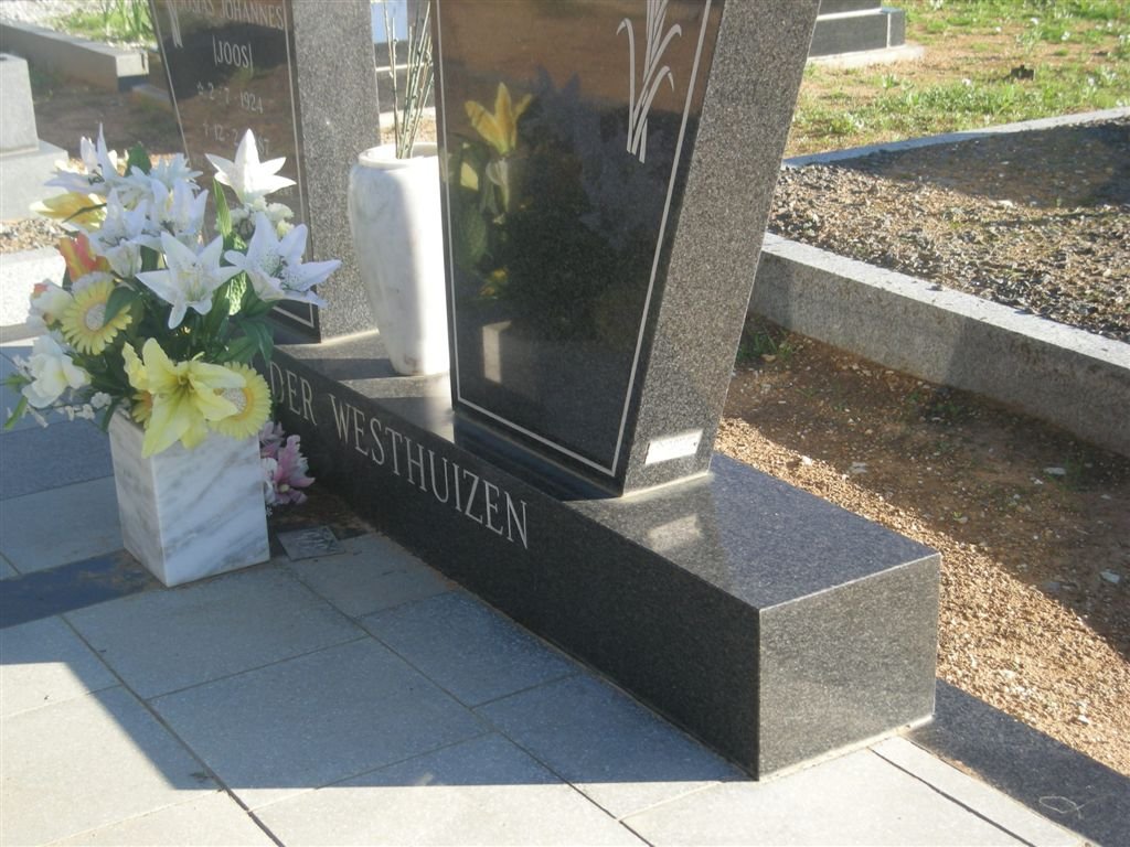 WESTHUIZEN Josias Johannes, van der 1924-1987_2