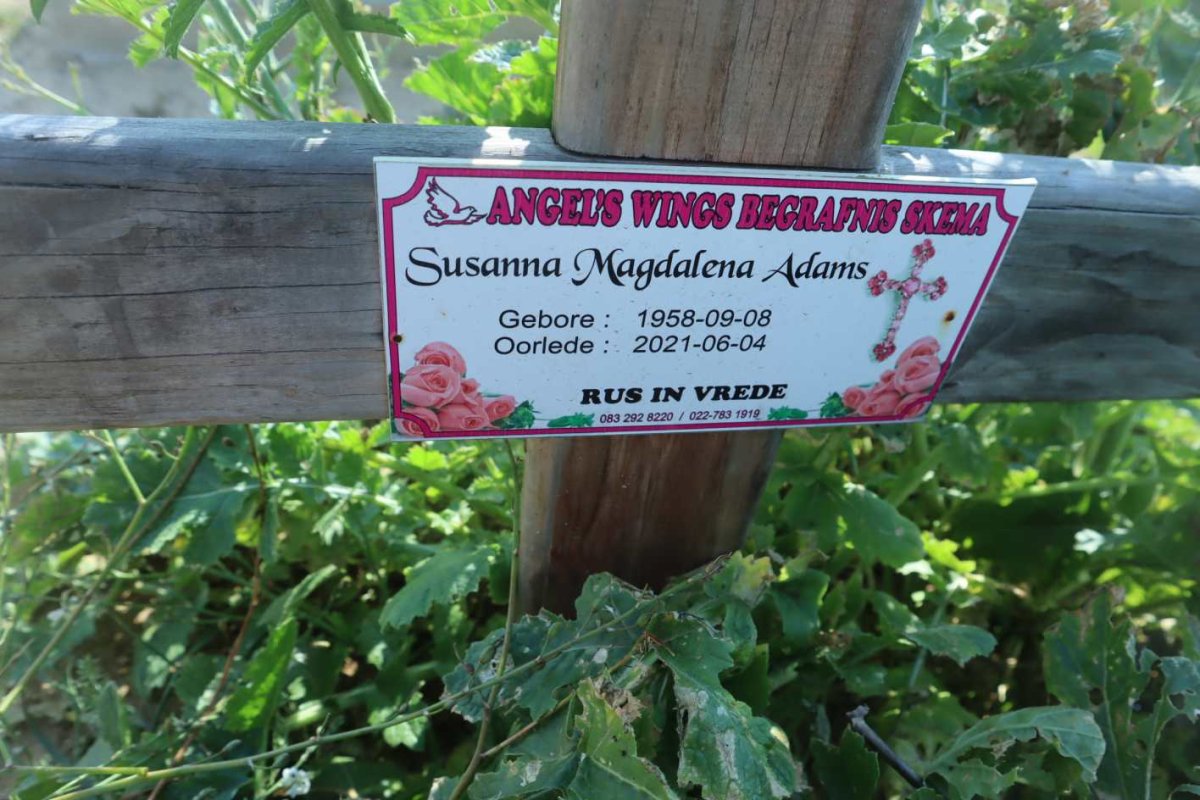 ADAMS Susanna Magdalena 1958-2021