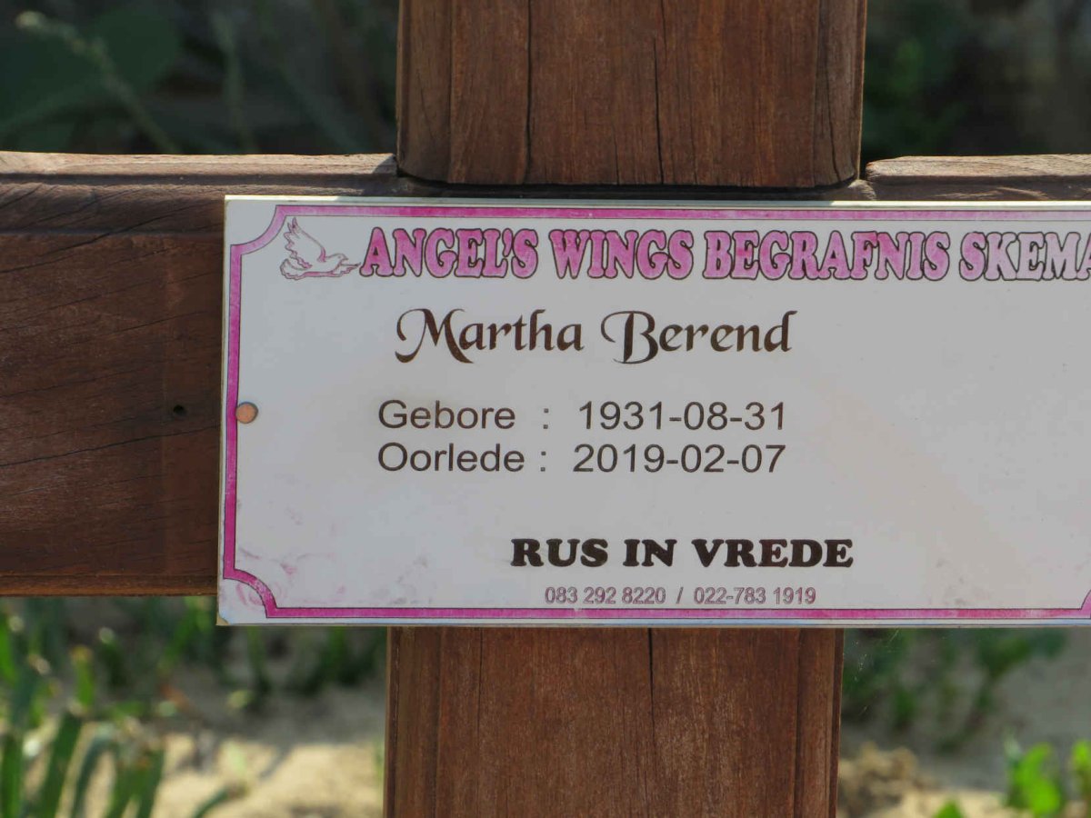 BEREND Martha 1931-2019