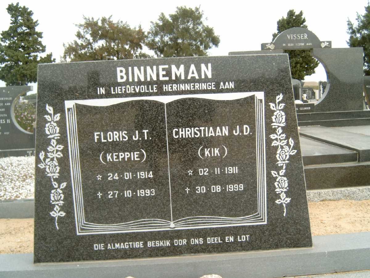 BINNEMAN Floris J.T. 1914-1993 :: BINNEMAN Christiaan J.D. 1911-1999