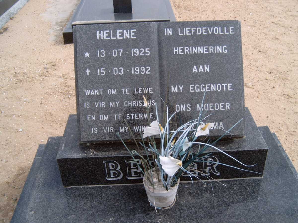 BESTER Helene 1925-1992