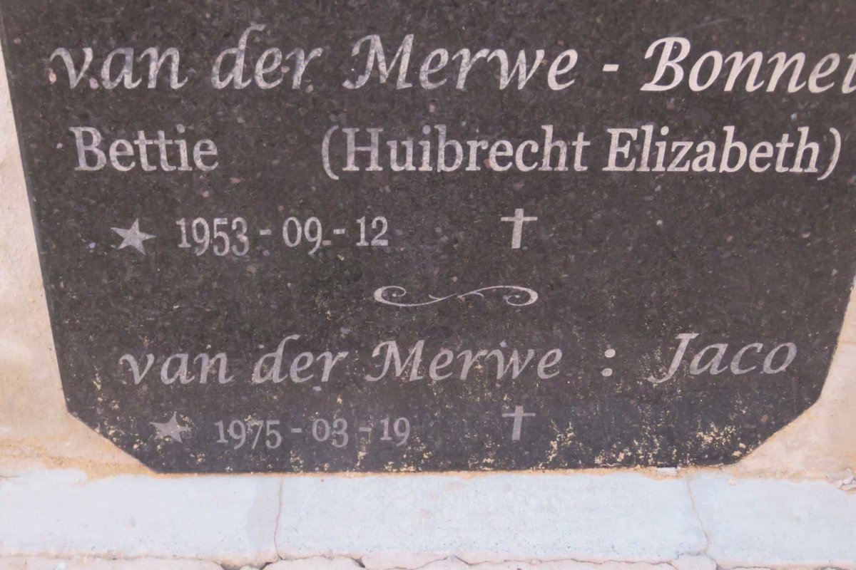 MERWE Jaco, van der 1975-