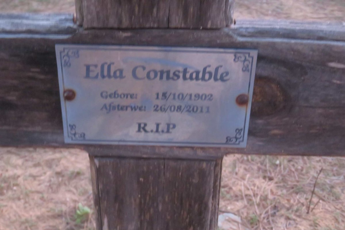 CONSTABLE Ella 1902-2011