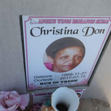 DON Christina 1968-2017