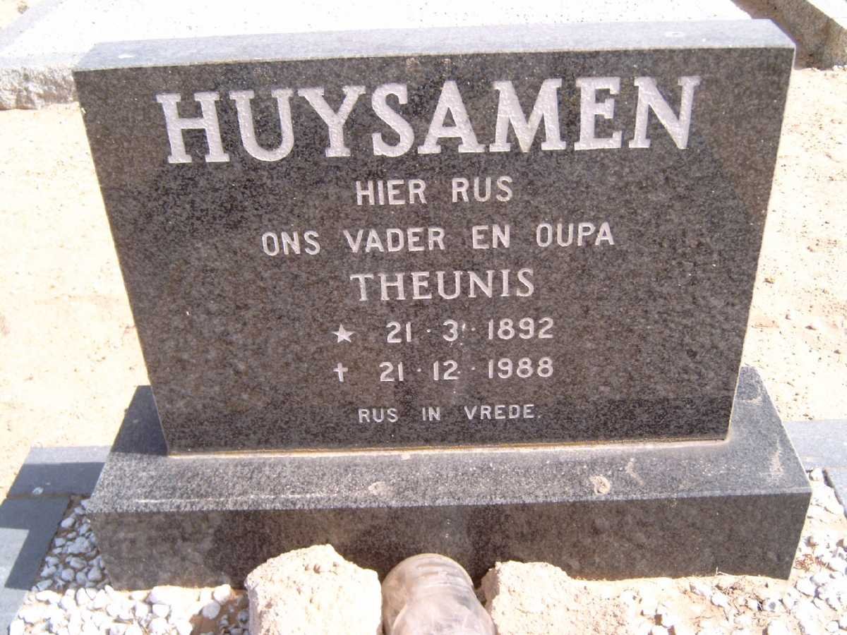 HUYSAMEN Theunis 1892-1988
