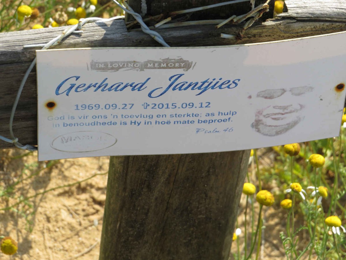 JANTJIES Gerhard 1969-2015
