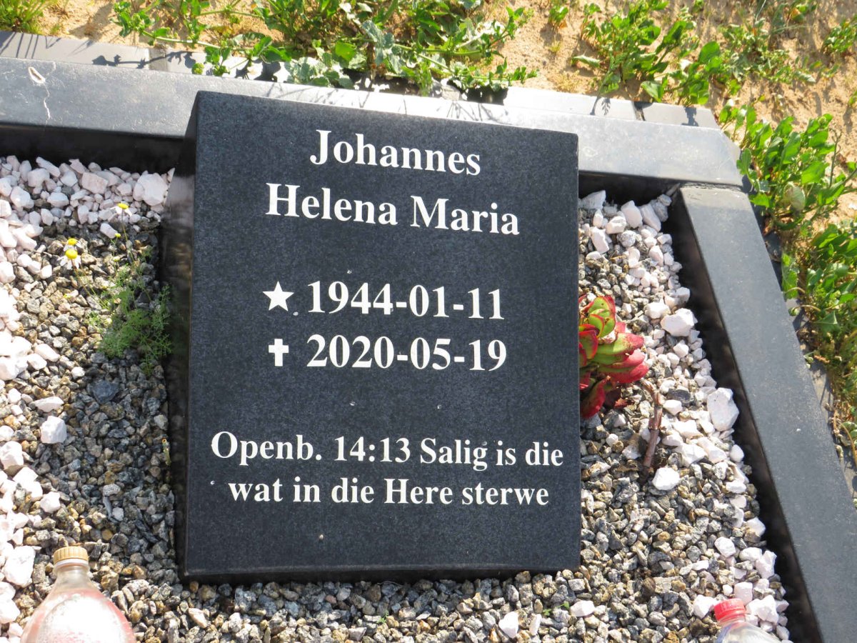JOHANNES Helena Maria 1944-2020