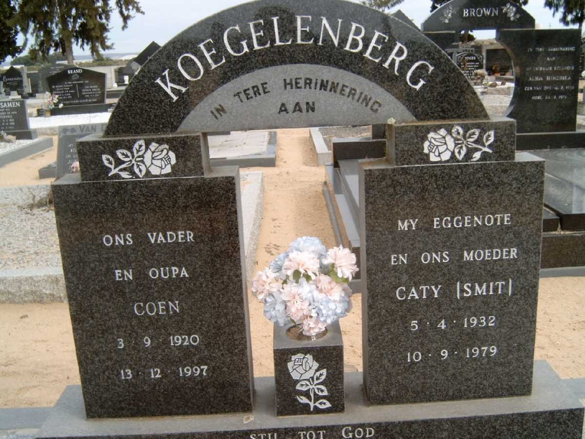 KOEGELENBERG Coen 1920-1997 &amp; Caty SMIT 1932-1979
