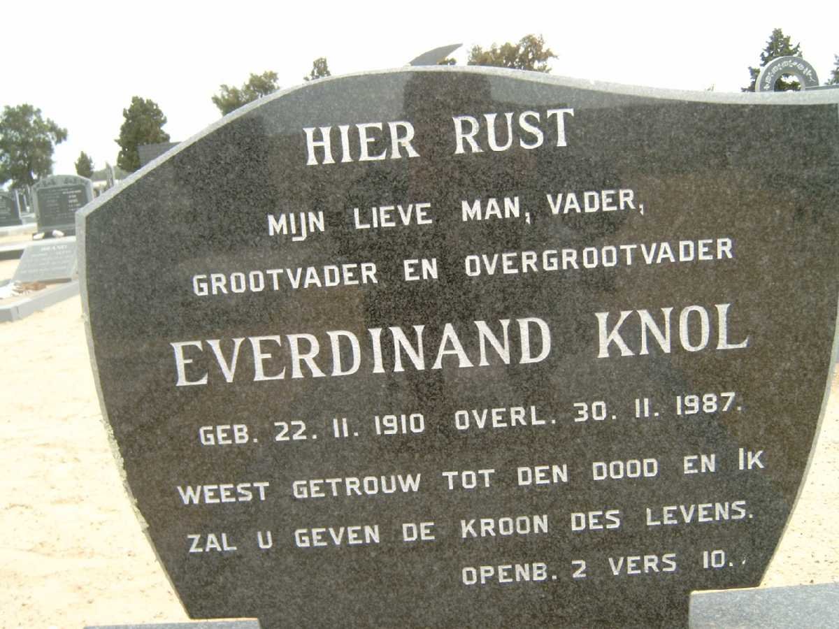 KNOL Everdinand 1910-1987
