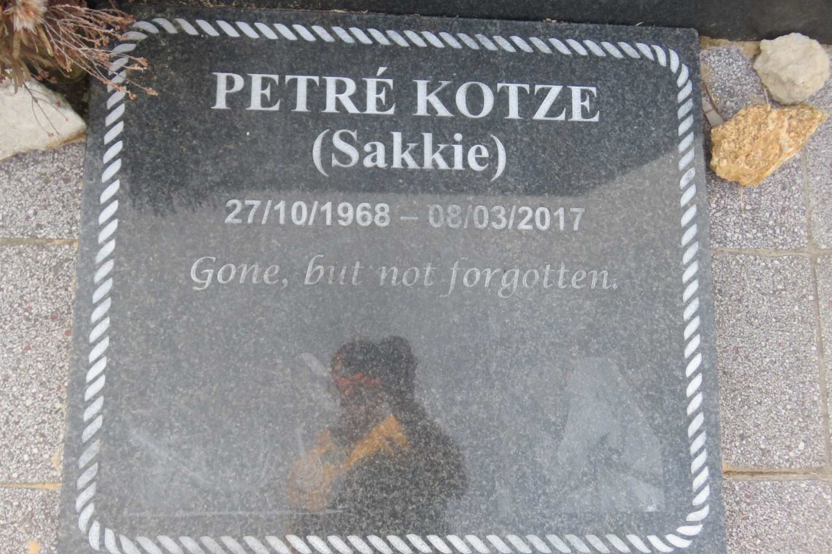 KOTZE Petré 1968-2017