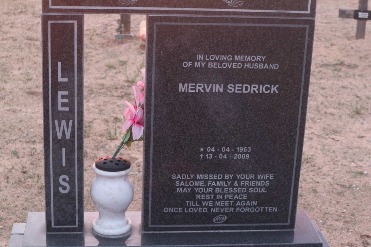 LEWIS Merwin Sedrick 1963-2009
