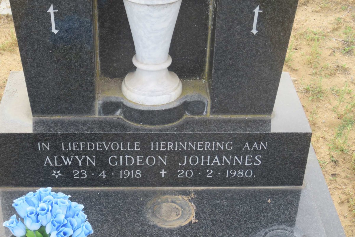 SMIT Alwyn Gideon Johannes 1918-1980