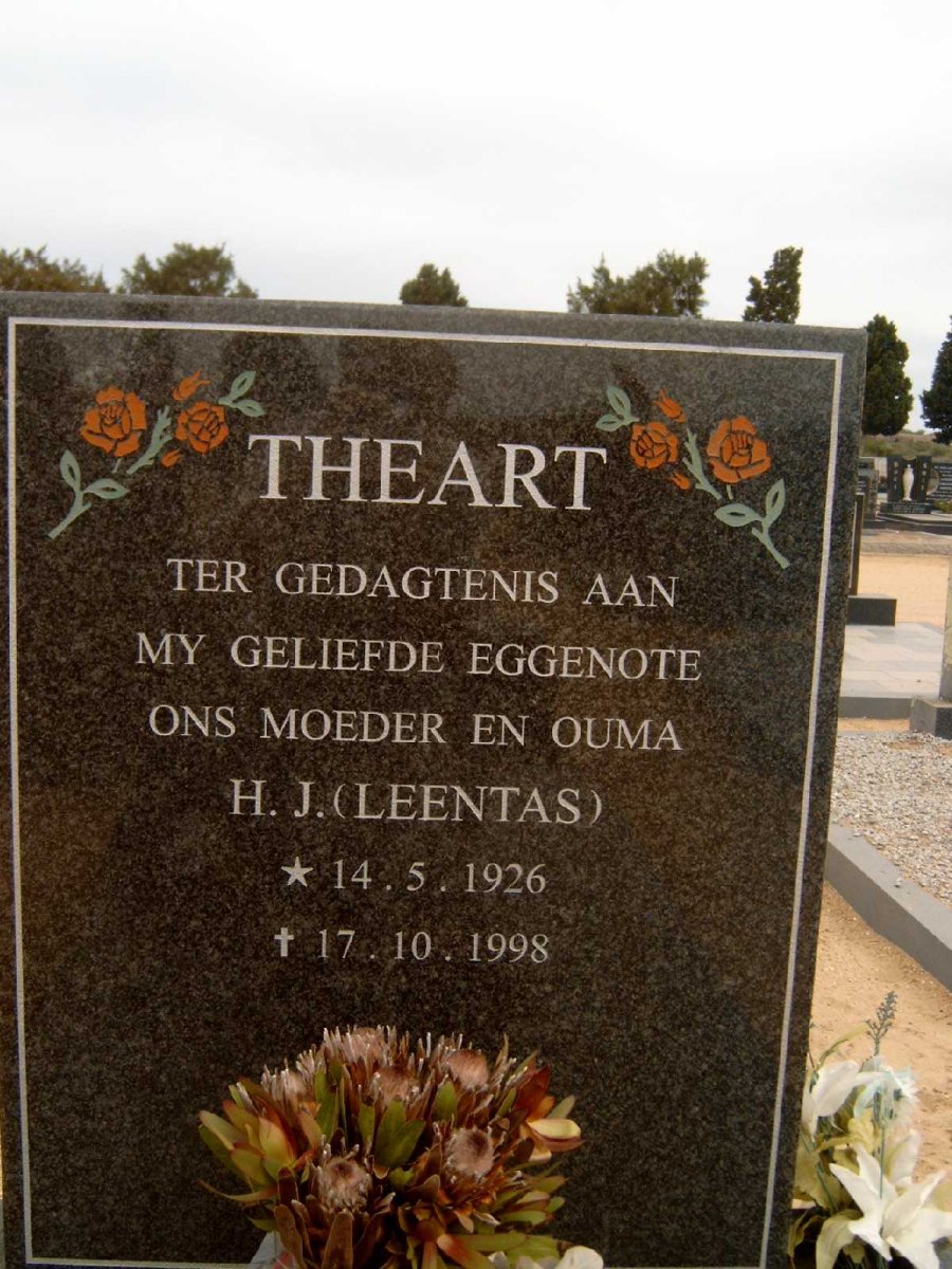 THEART H.J. 1926-1998