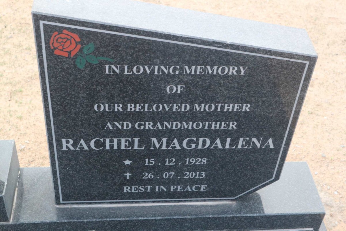 THORNE Rachel Magdalena 1928-2013