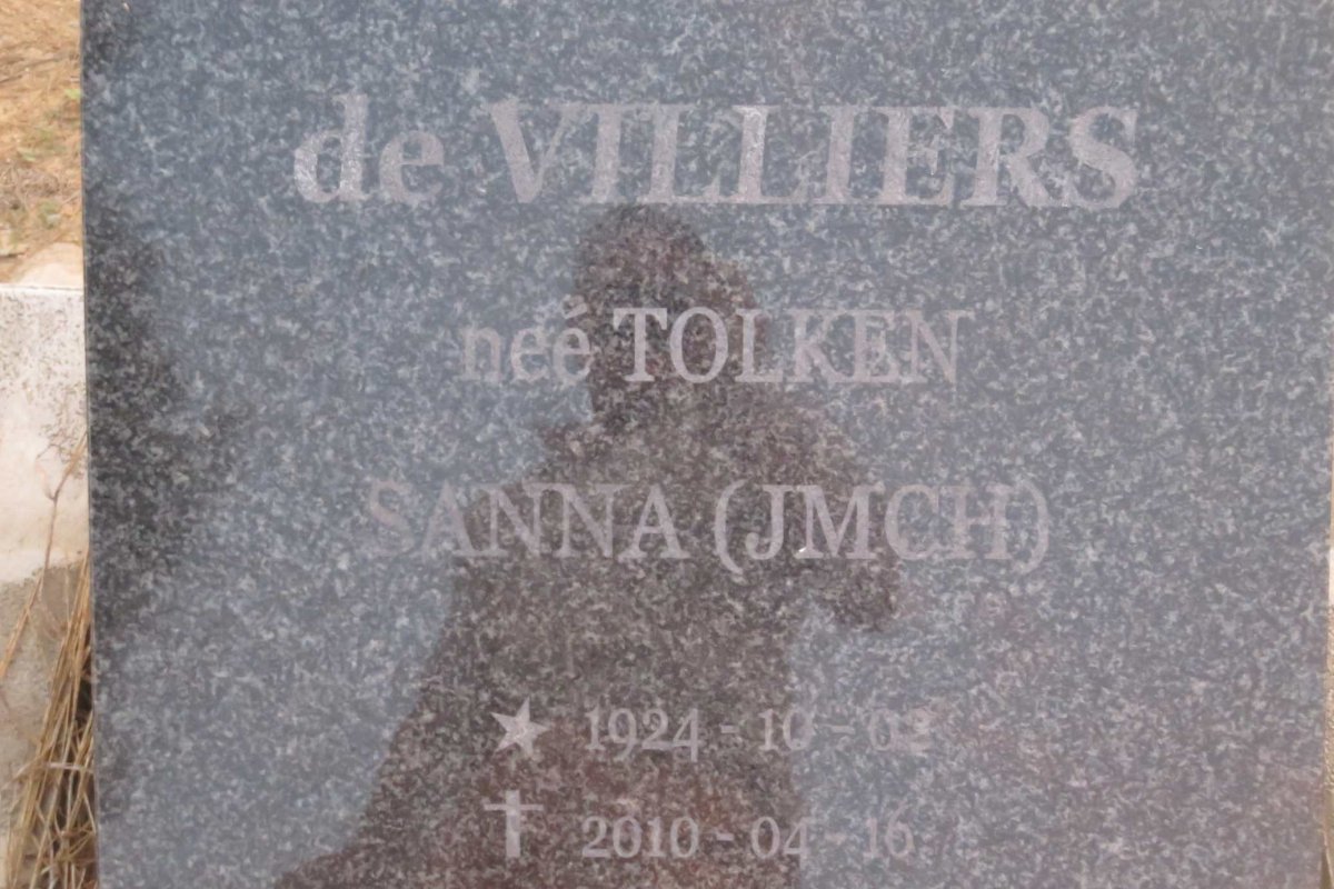 VILLIERS J.M.C.H., de nee TOLKEN 1924-2012