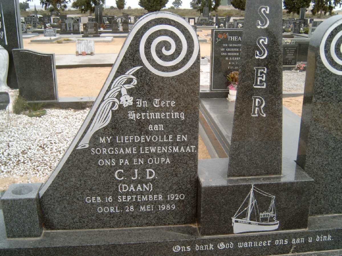 VISSER C.J.D. 1920-1989