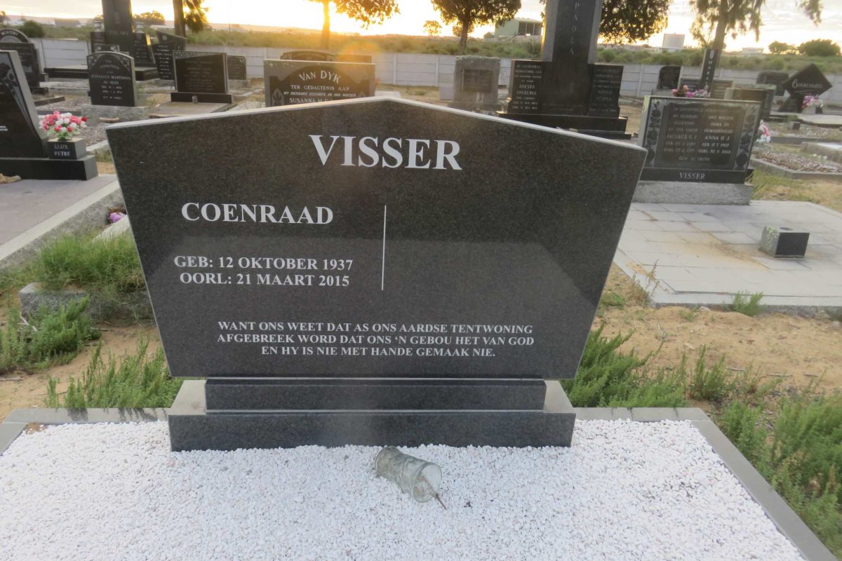 VISSER Coenraad 1937-2015