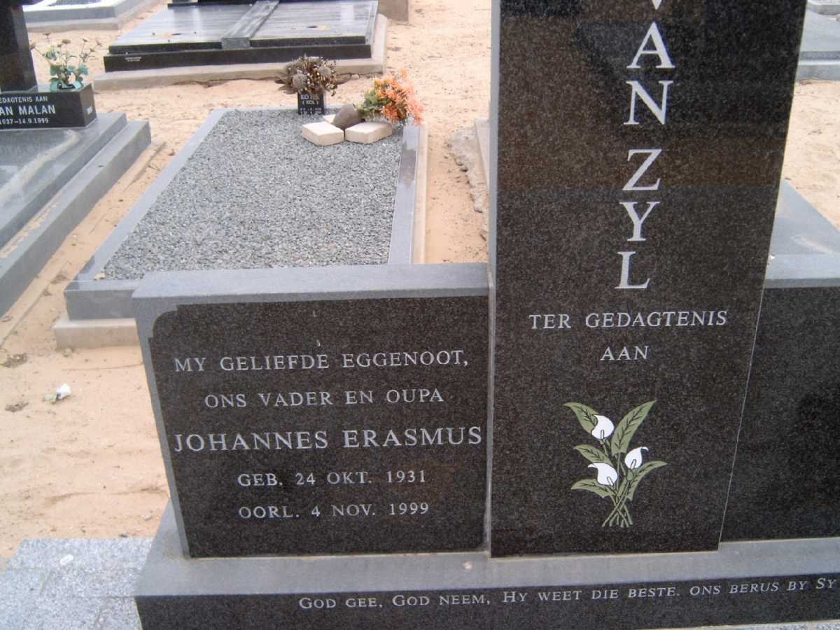 ZYL Johannes Erasmus, van 1931-1999