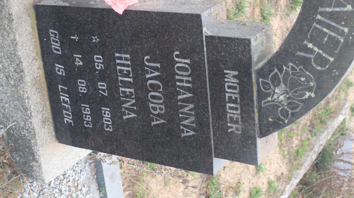 BOONZAAIER Coenraad Frederick 1896-1967 &amp; Johanna Jacoba Helena 1903-1993