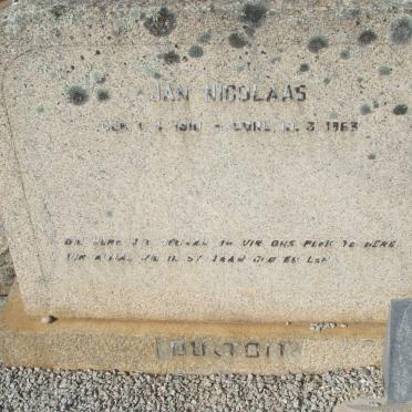 TOIT Jan Nicolaas, du 1910-1963