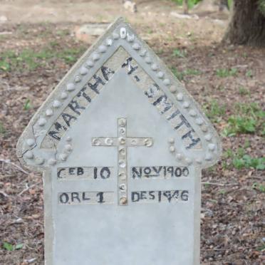 SMITH Martha H. 1900-1946