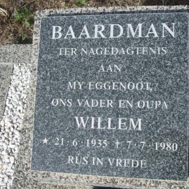 BAARDMAN Willem 1935-1980