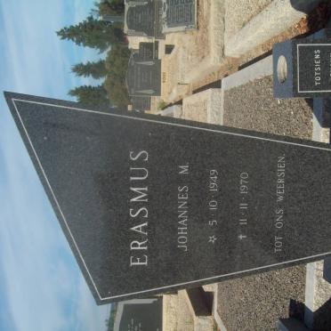 ERASMUS Johannes M. 1949-1970