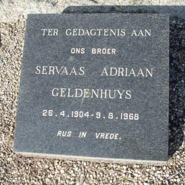 GELDENHUYS Servaas Adriaan 1904-1968