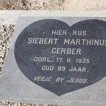 GERBER Siebert Marthinus -1935