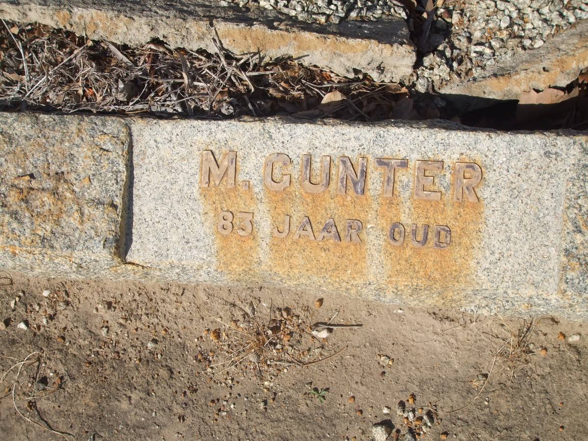 GUNTER M.