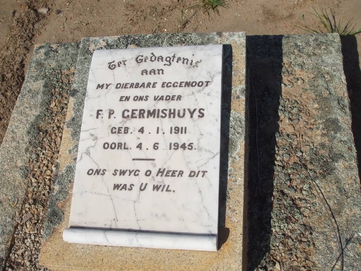 GERMISHUYS F.P. 1911-1945