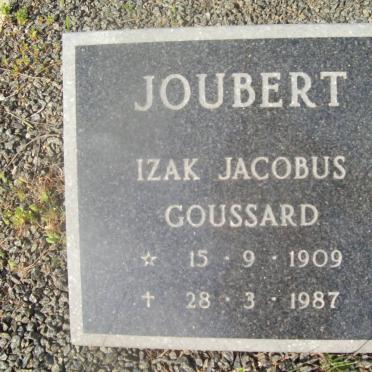 JOUBERT Izak Jacobus Goussard 1909-1987
