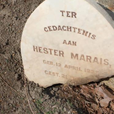 MARAIS Hester 1835-?