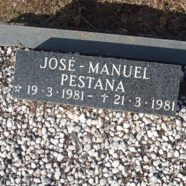 PESTANA Jose-Manuel 1981-1981