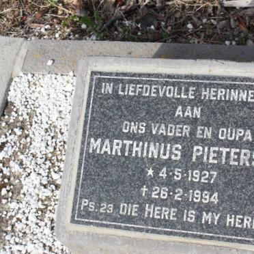 PIETERSEN Marthinus 1927-1994