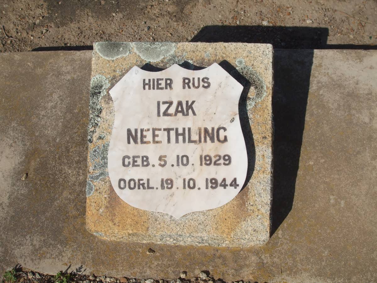 NEETHLING Izak 1929-1944