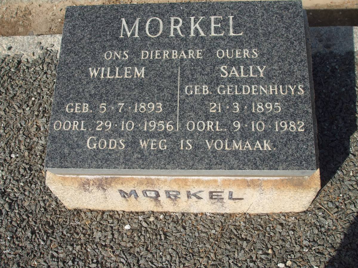 MORKEL Willem 1893-1956 &amp; Sally GELDENHUYS 1895-1982