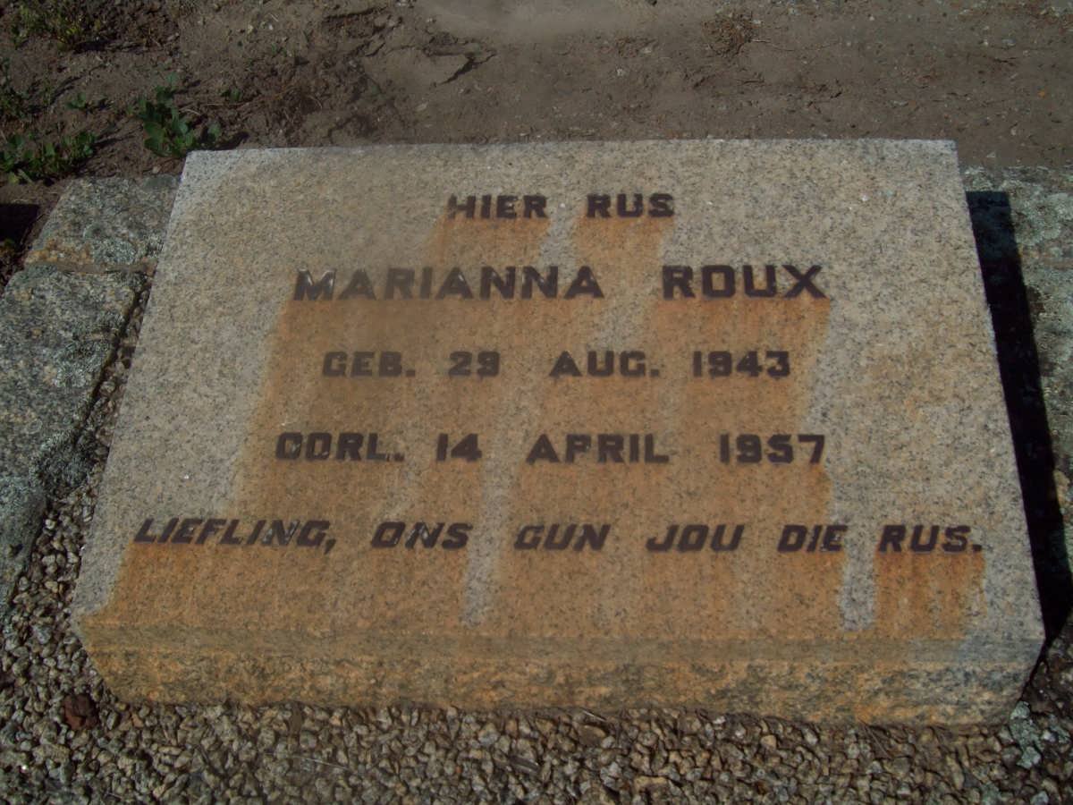 ROUX Marianna 1943-1957
