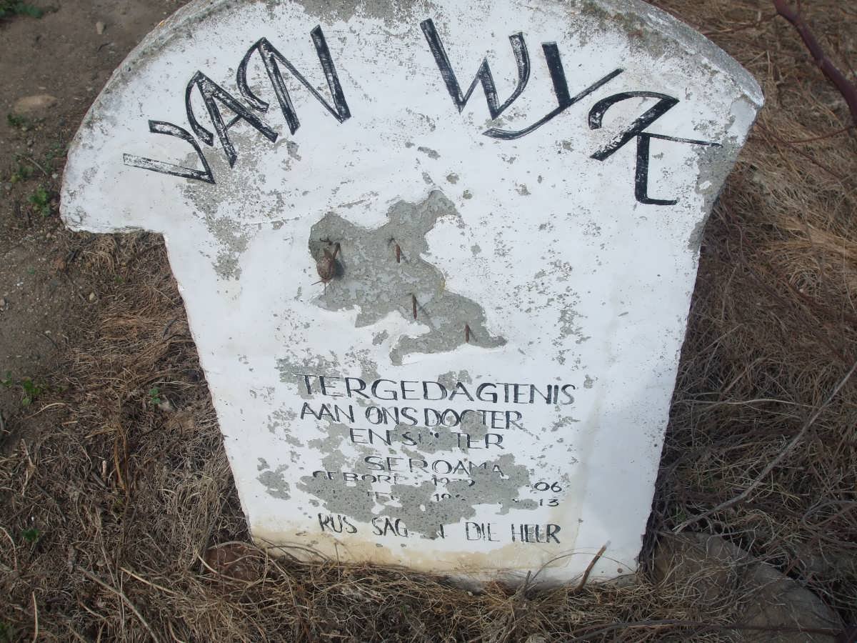 WYK Seroama. van 1906-1913