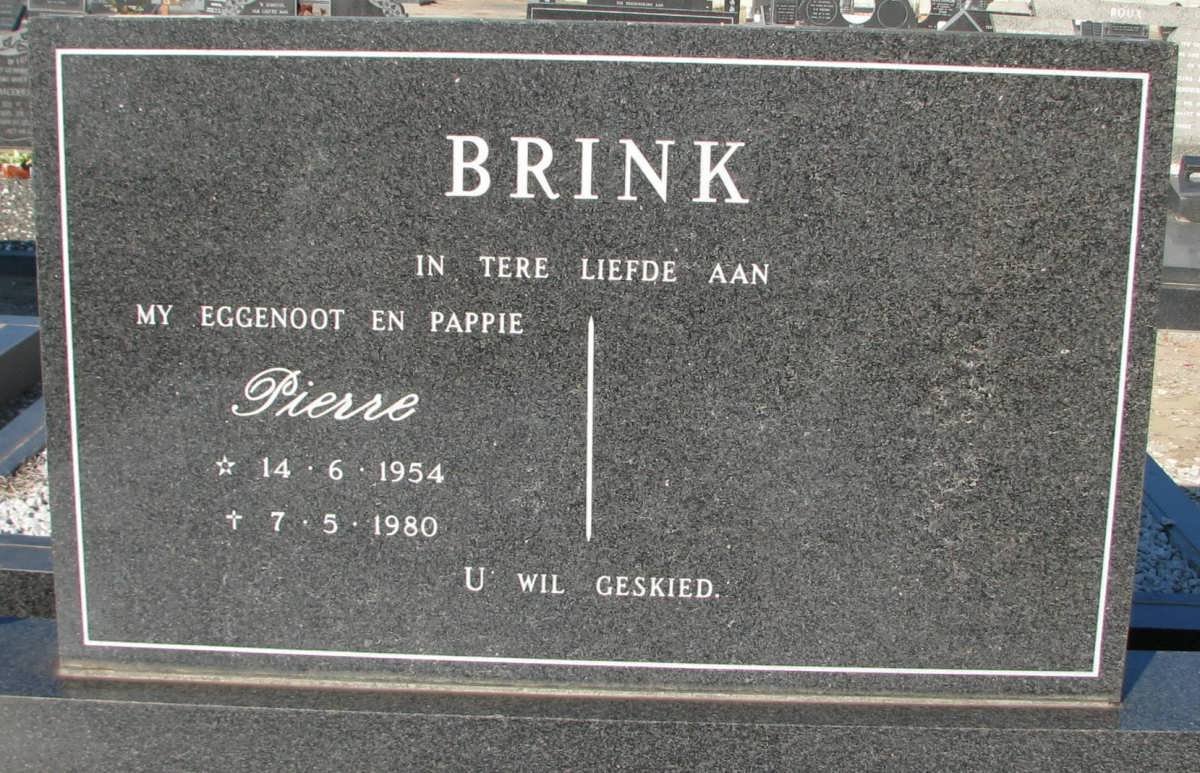 BRINK Pierre 1954-1980