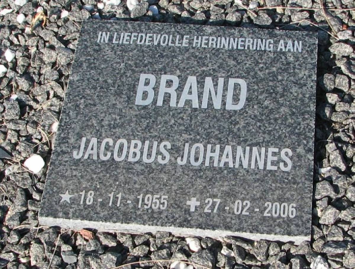 BRAND Jacobus Johannes 1955-2006