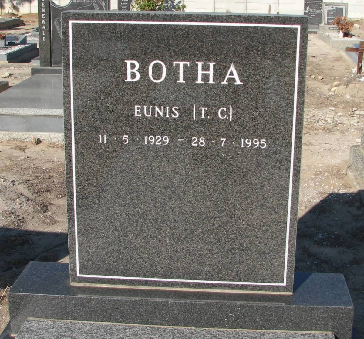 BOTHA T.C. 1929-1995