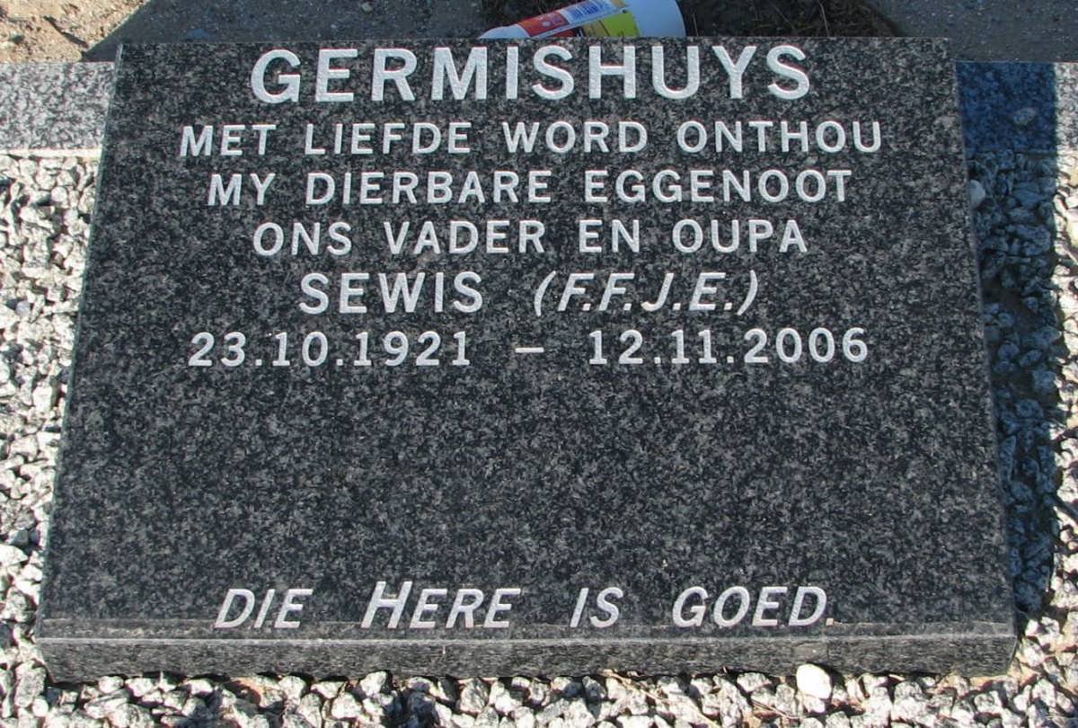 GERMISHUYS F.F.J.E. 1921-2006