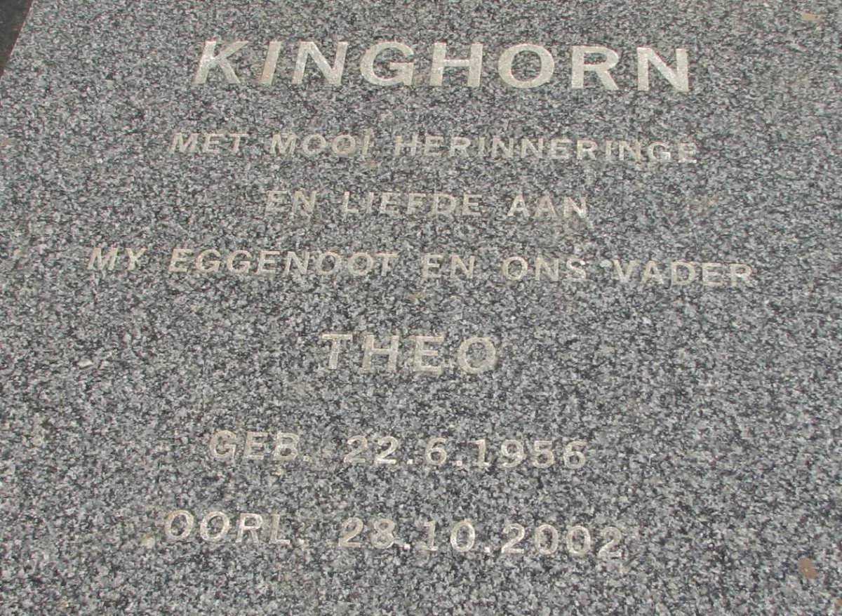 KINGHORN Theo 1956-2002