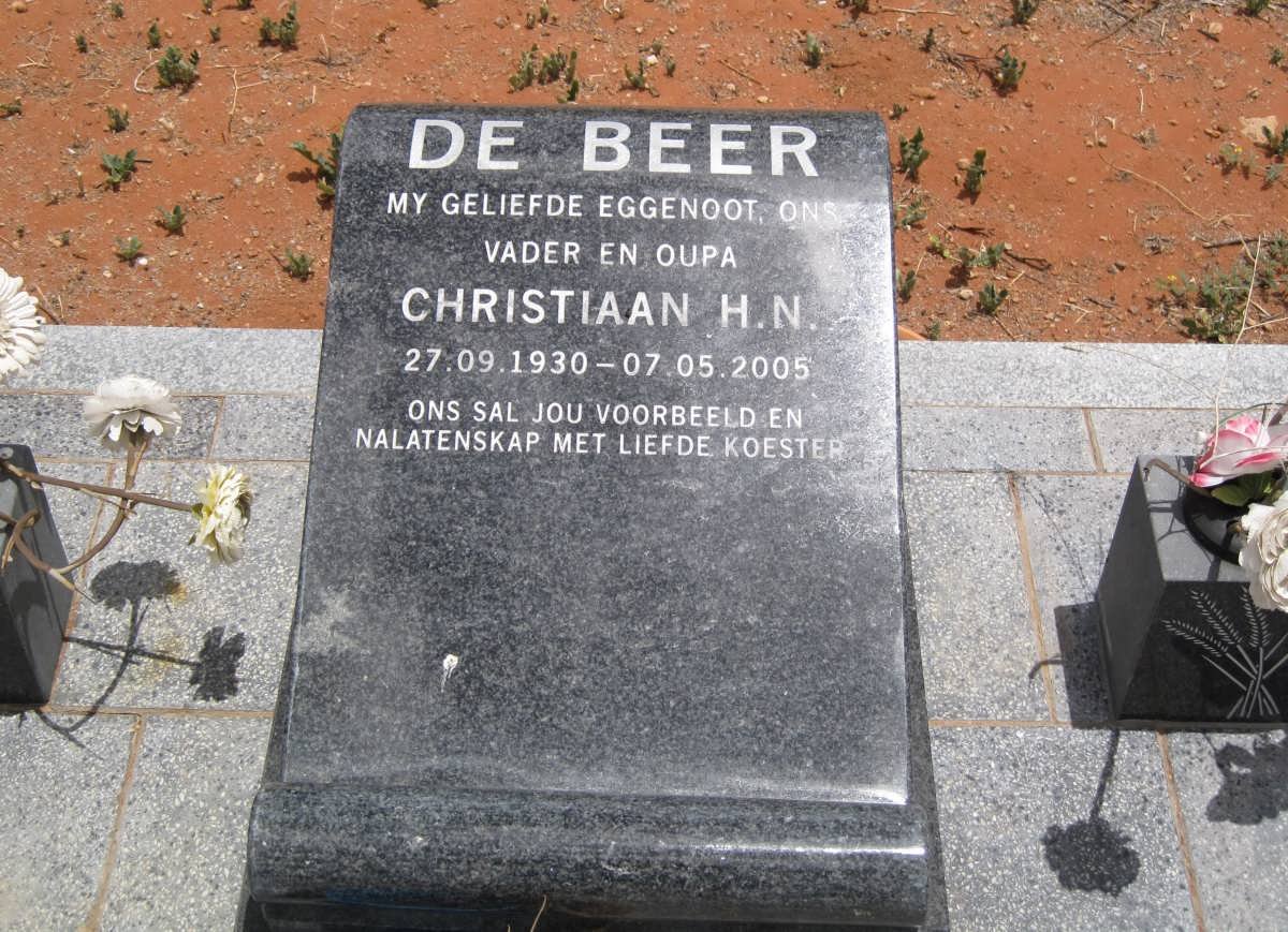 BEER Christiaan H.N., de 1930-2005