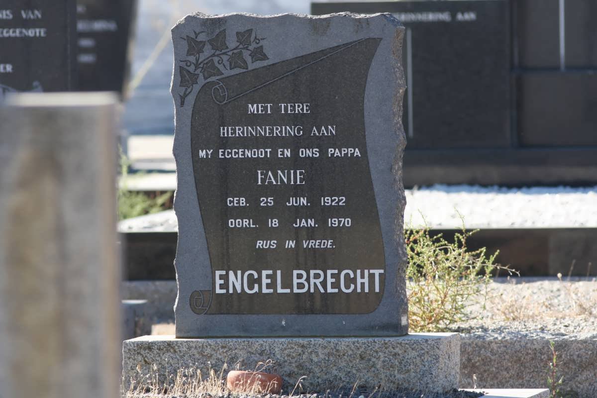 ENGELBRECHT Fanie 1922-1970